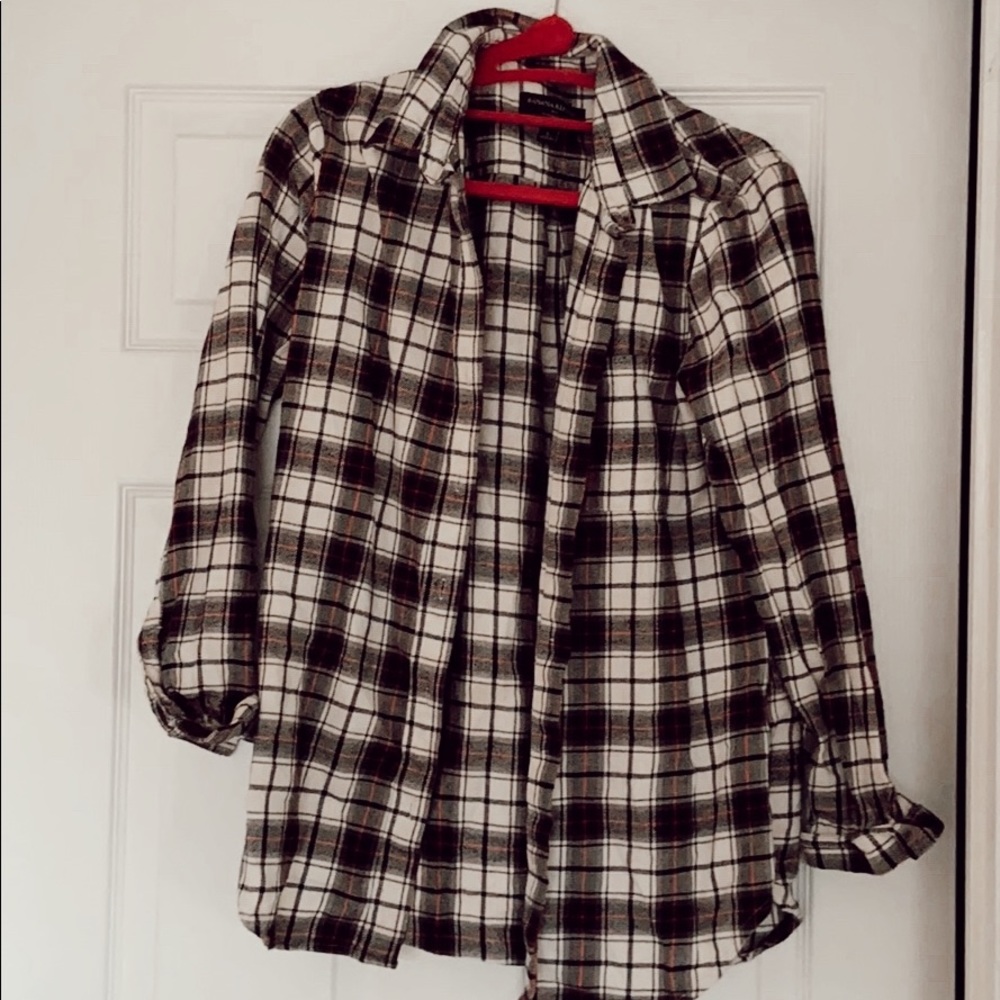 Banana Republic Boyfriend fit Flannel size S ✨